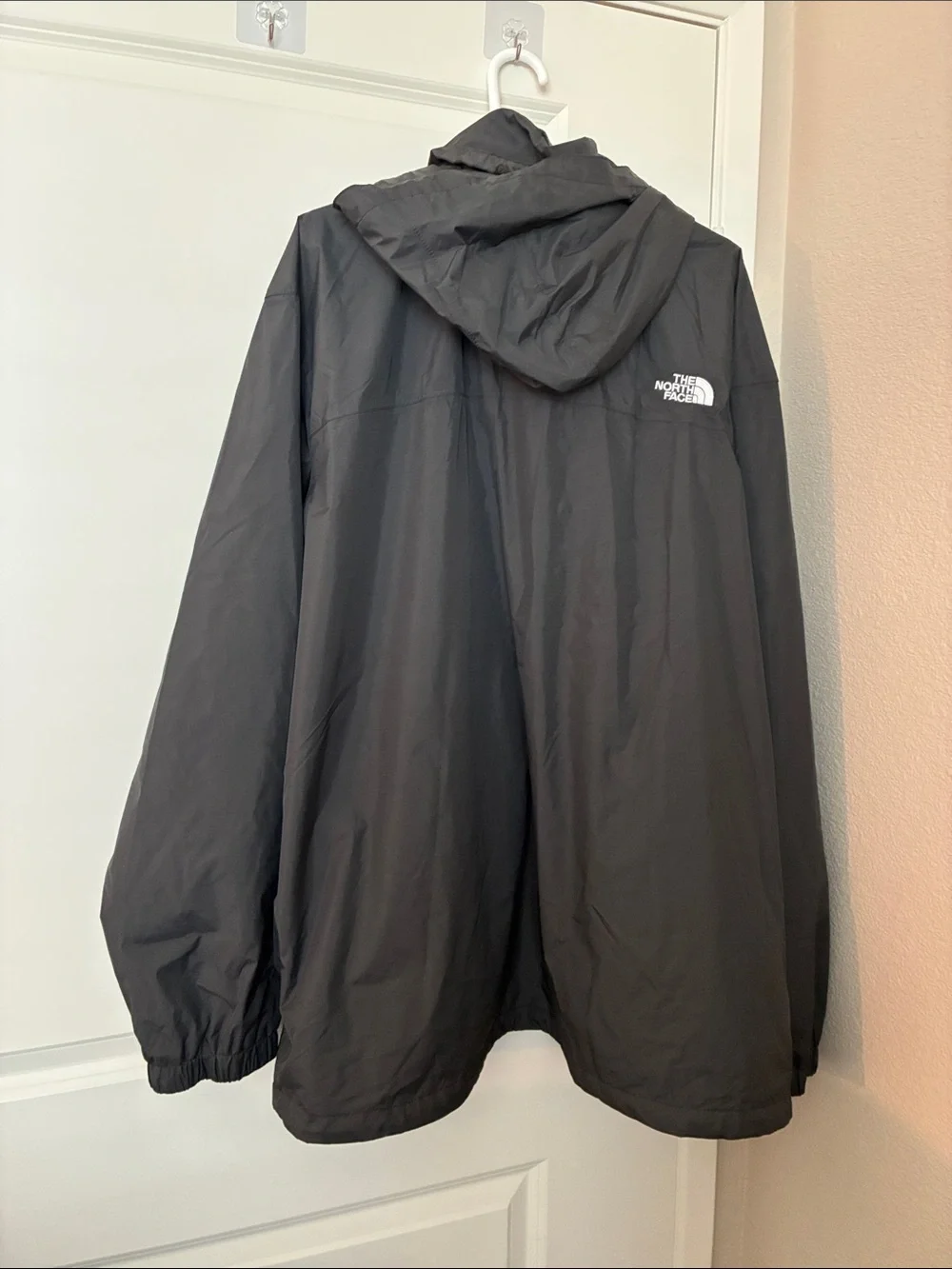 The North Face Black Men's Waterproof Hooded Rain Jacket